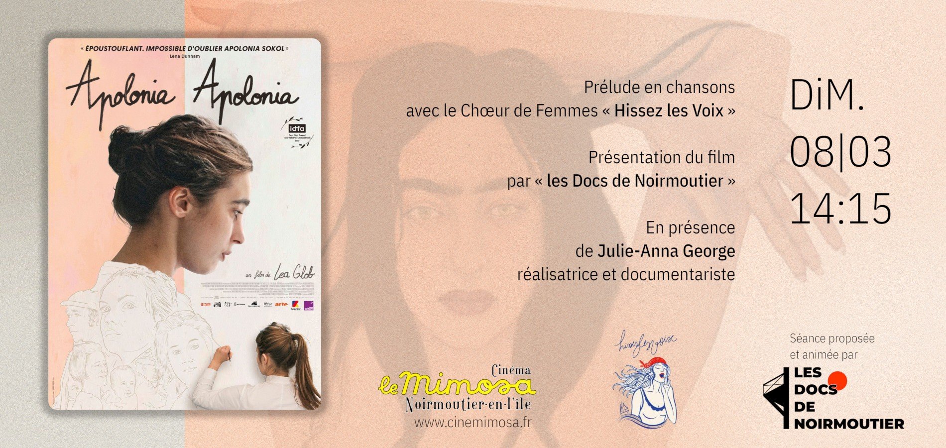 actualité EVT ⋅ DiM 08|03 ⋅ Apolonia, Apolonia ⋅ Docs No