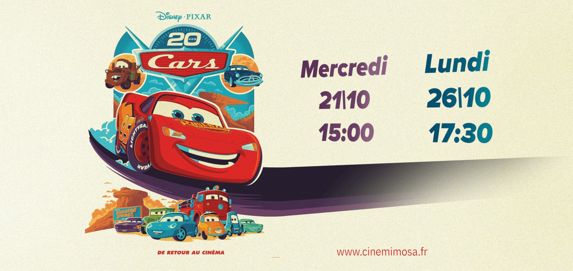 actualité Cars 20ans
