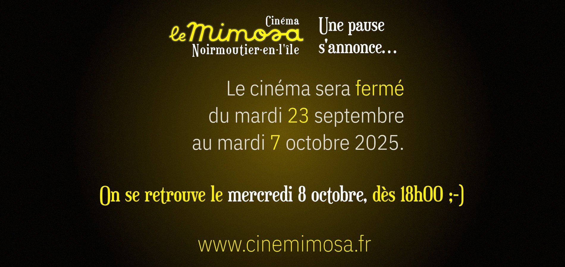 actualité UNE PETiTE PAUSE S'ANNONCE…